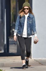 KATE MARA Heading to a Gym in Los Angeles 01/22/2018