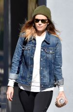 KATE MARA Heading to a Gym in Los Angeles 01/22/2018