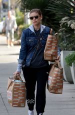 KATE MARA Shopping for Groceries at a Market in Los Angeles 01/17/2018