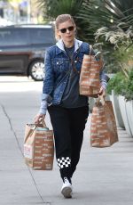 KATE MARA Shopping for Groceries at a Market in Los Angeles 01/17/2018