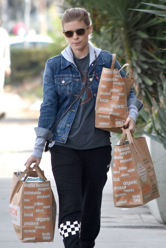 KATE MARA Shopping for Groceries at a Market in Los Angeles 01/17/2018