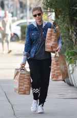 KATE MARA Shopping for Groceries at a Market in Los Angeles 01/17/2018