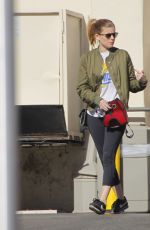 KATE MARA Takes Her Dog to Hospital in Los Angeles 01/25/2018