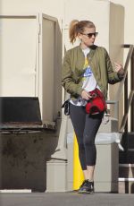 KATE MARA Takes Her Dog to Hospital in Los Angeles 01/25/2018