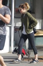 KATE MARA Takes Her Dog to Hospital in Los Angeles 01/25/2018