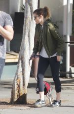 KATE MARA Takes Her Dog to Hospital in Los Angeles 01/25/2018