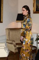 KATE MIDDLETON and Crown Princess VICTORIA of Sweden at a Dinner in Stockholm 01/30/2018
