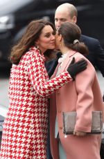 KATE MIDDLETON and Crown Princess VICTORIA of Sweden at Karolinska Institute in Stockholm 01/31/2018