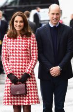KATE MIDDLETON and Crown Princess VICTORIA of Sweden at Karolinska Institute in Stockholm 01/31/2018