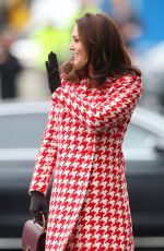 KATE MIDDLETON and Crown Princess VICTORIA of Sweden at Karolinska Institute in Stockholm 01/31/2018