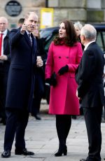 KATE MIDDLETON Arrives Coventry Cathedral in Coventry 01/16/2018