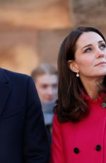 KATE MIDDLETON Arrives Coventry Cathedral in Coventry 01/16/2018