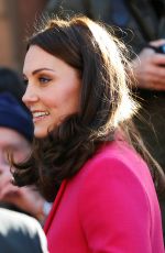 KATE MIDDLETON Arrives Coventry Cathedral in Coventry 01/16/2018