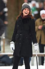 KATE MIDDLETON at a Bandy Hockey Match in Stockholm 01/30/2018