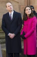 KATE MIDDLETON at Coventry Cathedral in Coventry 01/16/2018