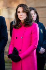 KATE MIDDLETON at Coventry Cathedral in Coventry 01/16/2018
