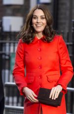 KATE MIDDLETON at Great Ormond Street Hospital in London 01/17/2018
