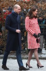 KATE MIDDLETON at Matteusskolan School in Stockholm 01/31/2018