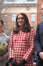 KATE MIDDLETON at Matteusskolan School in Stockholm 01/31/2018