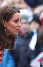 KATE MIDDLETON at Matteusskolan School in Stockholm 01/31/2018
