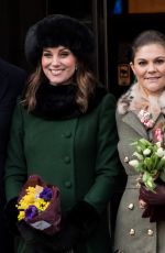KATE MIDDLETON Out and About in Stockholm 01/30/2018