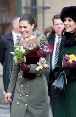 KATE MIDDLETON Out and About in Stockholm 01/30/2018