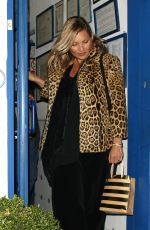 KATE MOSS Celebrate Lottie Moss 20th Birthday at La Famiglia Restaurant in London 01/09/2018