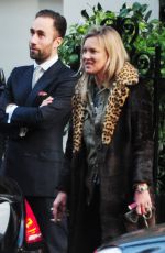 KATE MOSS Out for Lunch in London 01/10/2018