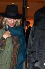 KATE MOSS Shopping at Louis Vuitton Store in Paris 01/17/2018