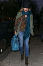 KATE MOSS Shopping at Louis Vuitton Store in Paris 01/17/2018