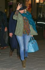 KATE MOSS Shopping at Louis Vuitton Store in Paris 01/17/2018