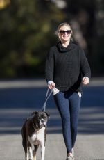 KATE UPTON Out with Her Dog in Los Angeles 01/11/2018