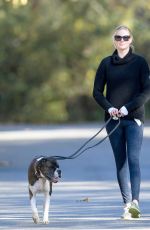 KATE UPTON Out with Her Dog in Los Angeles 01/11/2018