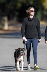 KATE UPTON Out with Her Dog in Los Angeles 01/11/2018