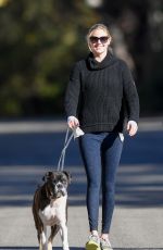 KATE UPTON Walks Her Dog Out in Los Angeles 01/11/2018