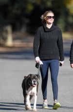KATE UPTON Walks Her Dog Out in Los Angeles 01/11/2018