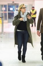 KATE WINSLET at JFK Airport in New York 01/24/2018