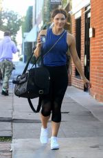 KATHARINE MCPHEE Heading to a Gym in Los Angeles 01/26/2018