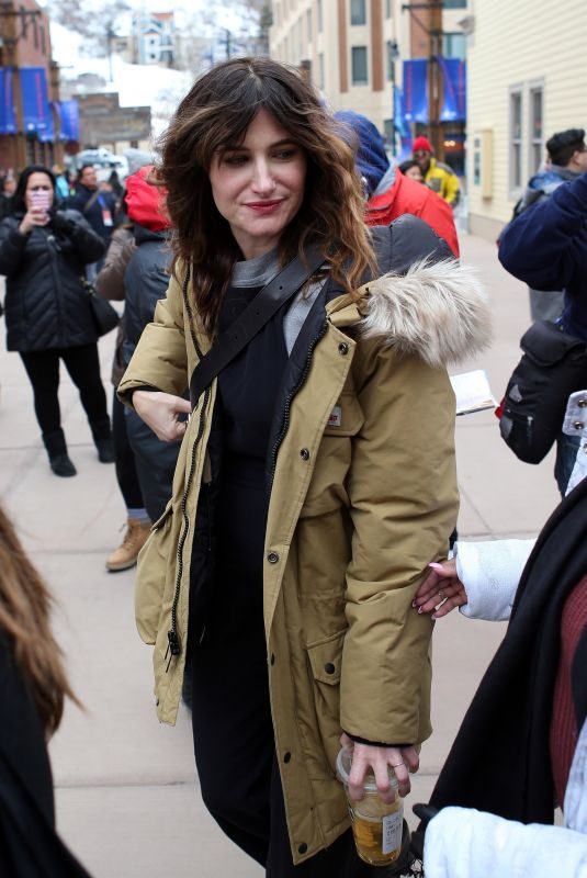 KATHRYN HAHN Out at Sundance Film Festival in Park City 01/19/2018