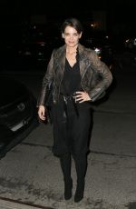 KATIE HOLMES Arrives at Bowery Hotel in New York 01/25/2018