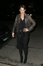 KATIE HOLMES Arrives at Bowery Hotel in New York 01/25/2018