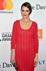 KATIE HOLMES at Clive Davis and Recording Academy Pre-Grammy Gala in New York 01/27/2018