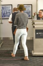 KATIE HOLMES at LAX Airport in Los Angeles 01/11/2018