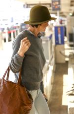 KATIE HOLMES at LAX Airport in Los Angeles 01/11/2018