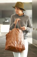 KATIE HOLMES at LAX Airport in Los Angeles 01/11/2018