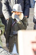 KATIE HOLMES Heading to Metropolitan Museum of Art in New York 01/15/2018