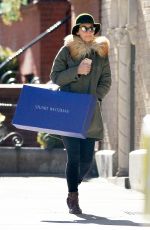 KATIE HOLMES Out Shopping in New York 01/26/2018