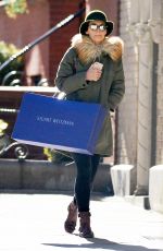 KATIE HOLMES Out Shopping in New York 01/26/2018