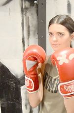 KATIE LEE Working Out at Rumble Boxing in New York 01/15/2018