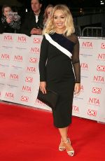 KATIE PIPER at National Television Awards in London 01/23/2018